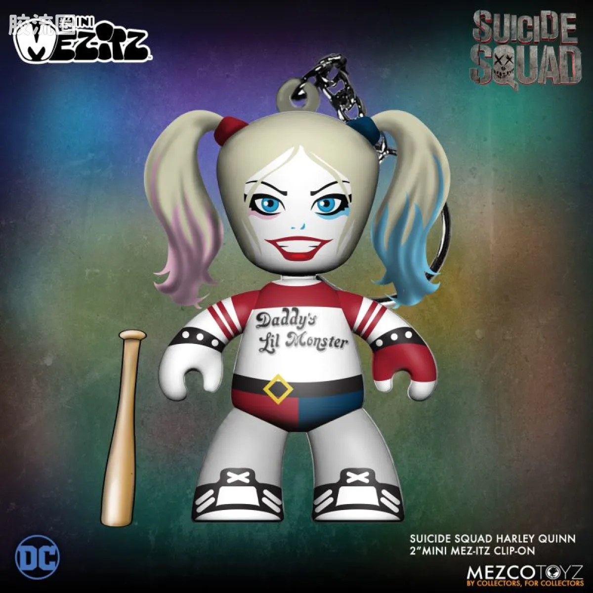 Mezco mez-itz 系列 Mez-Itz 自杀小队 挂件套装 - 图片