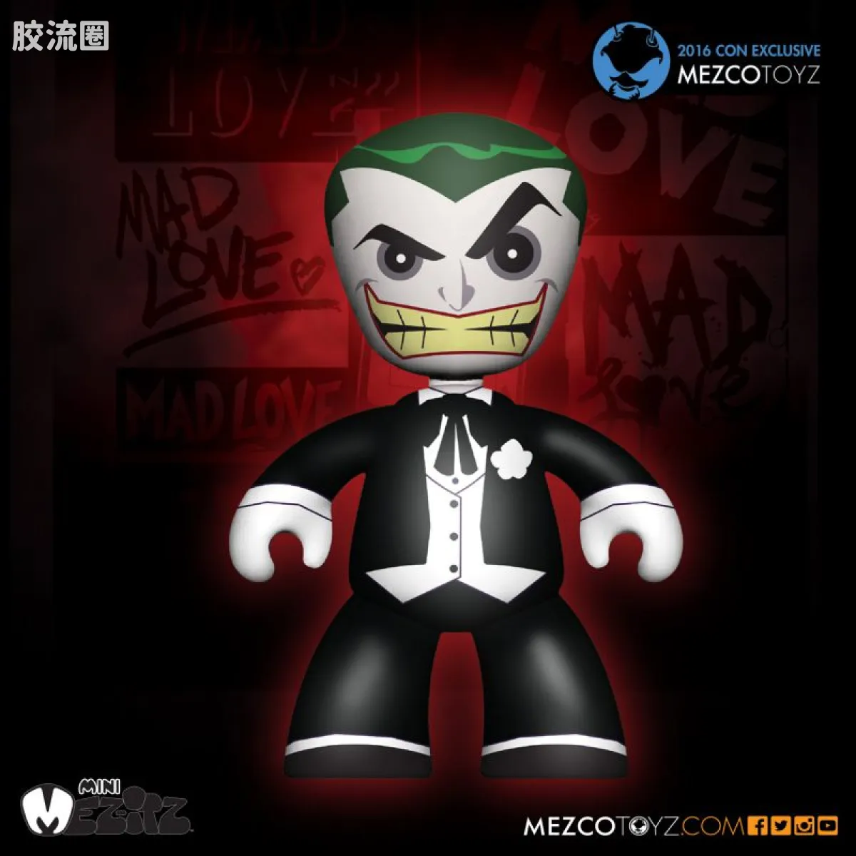 Mezco mez-itz 系列 Mez-Itz 疯狂之爱 - 小丑与哈莉·奎茵 - 图片