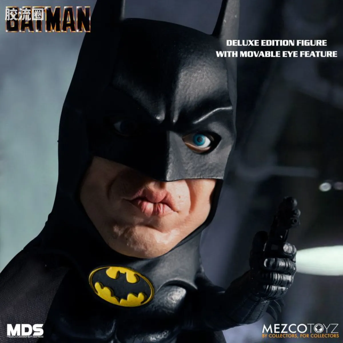 Mezco 娃娃系列 风格/设计师系列 89年电影 蝙蝠侠 蝙蝠侠 豪华版 - 图片
