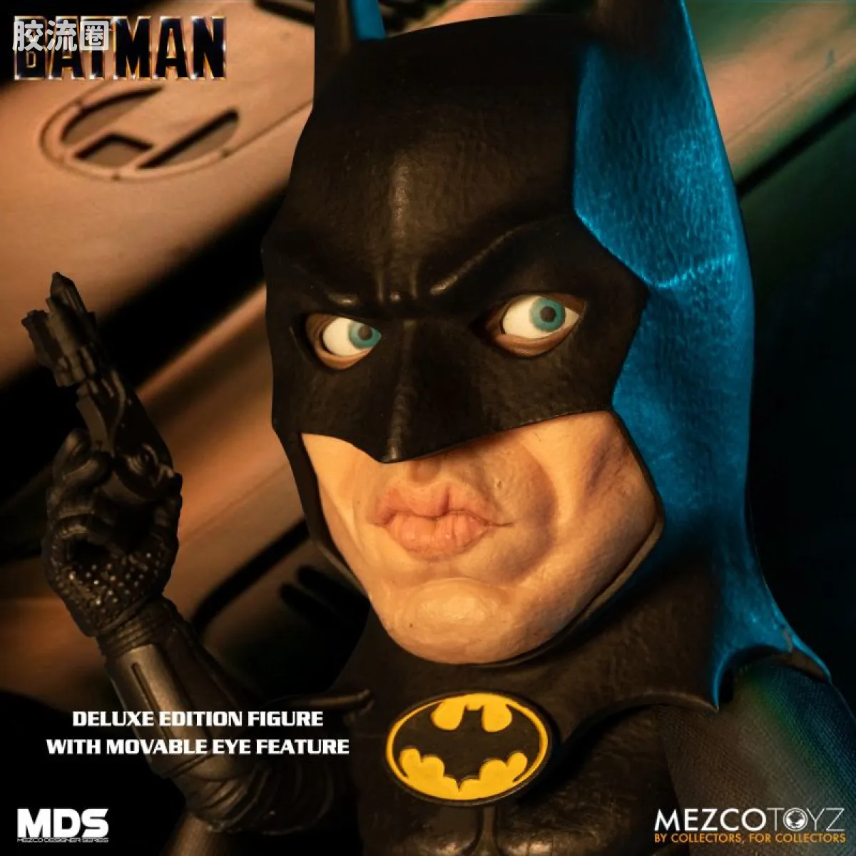 Mezco 娃娃系列 风格/设计师系列 89年电影 蝙蝠侠 蝙蝠侠 豪华版 - 图片