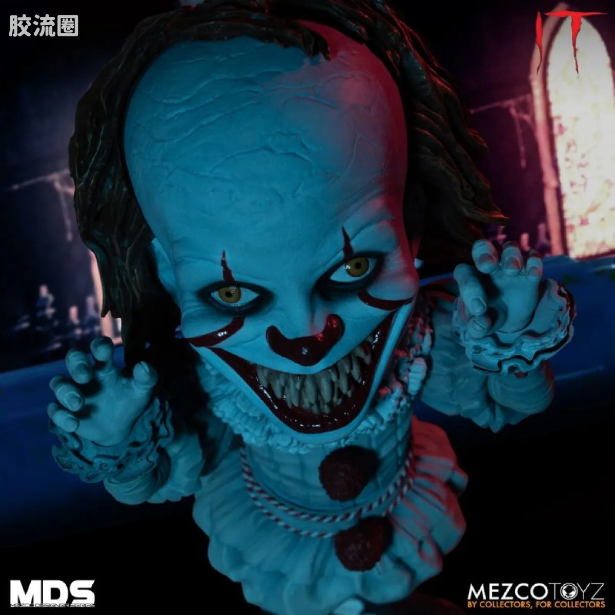 Mezco 娃娃系列 风格/设计师系列 电影 小丑回魂 佩尼怀斯 豪华版 - 图片