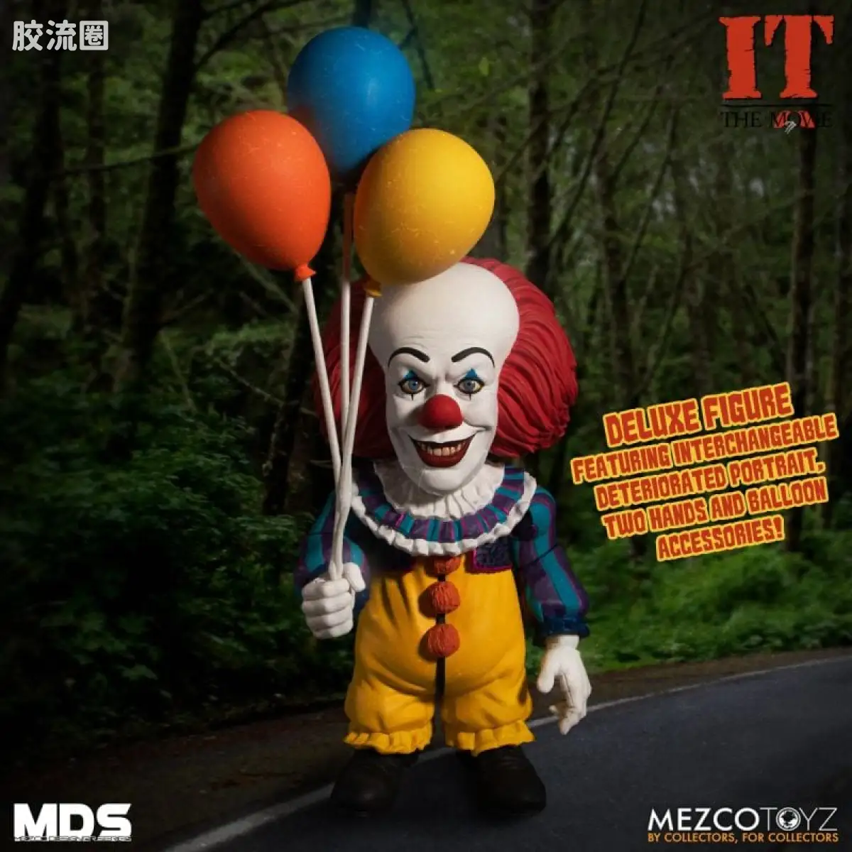 Mezco 娃娃系列 风格/设计师系列 90年电影 小丑回魂 佩尼怀斯 - 图片