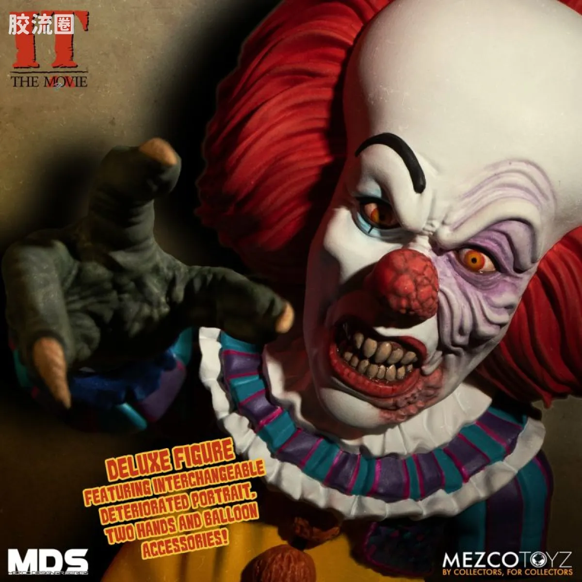 Mezco 娃娃系列 风格/设计师系列 90年电影 小丑回魂 佩尼怀斯 - 图片