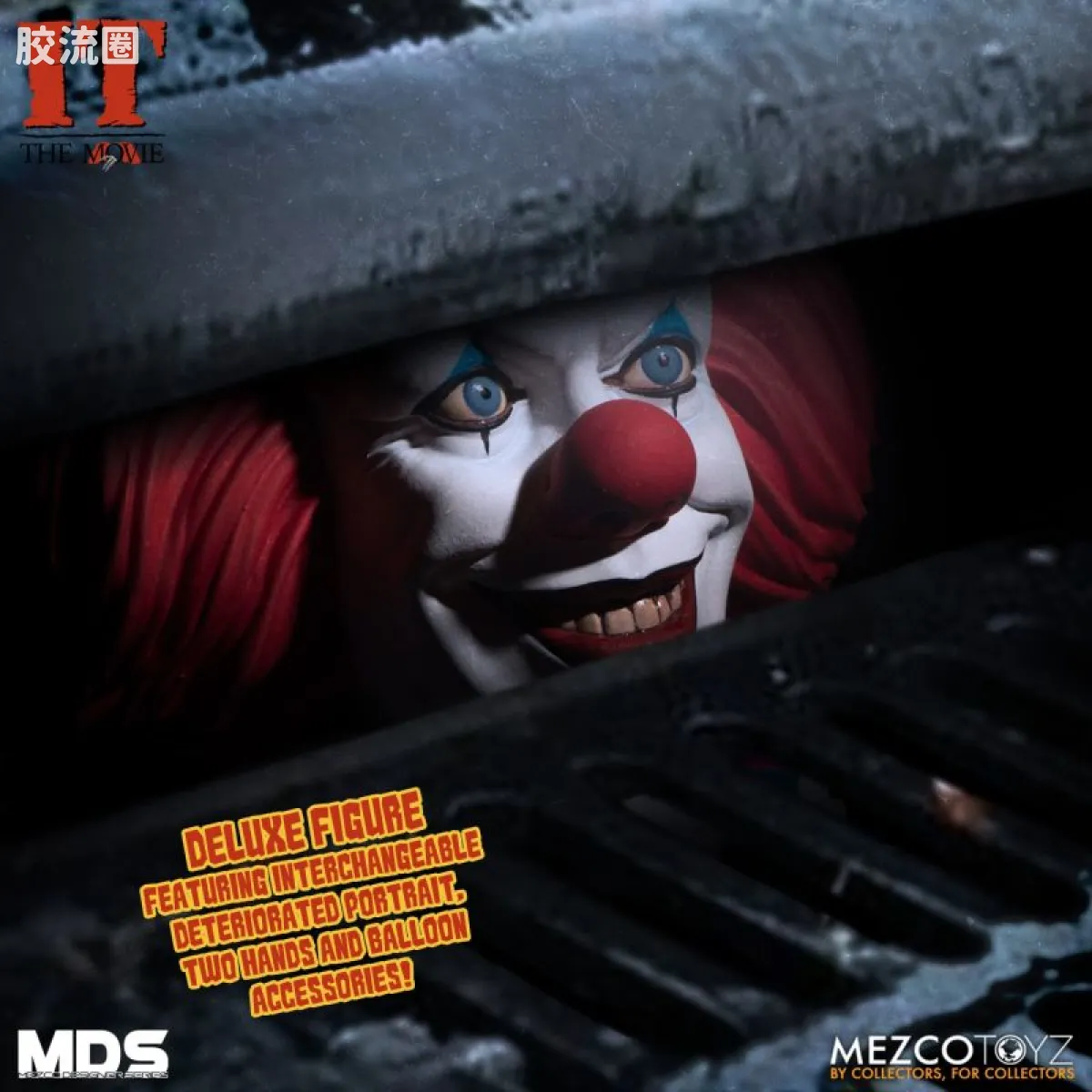 Mezco 娃娃系列 风格/设计师系列 90年电影 小丑回魂 佩尼怀斯 - 图片