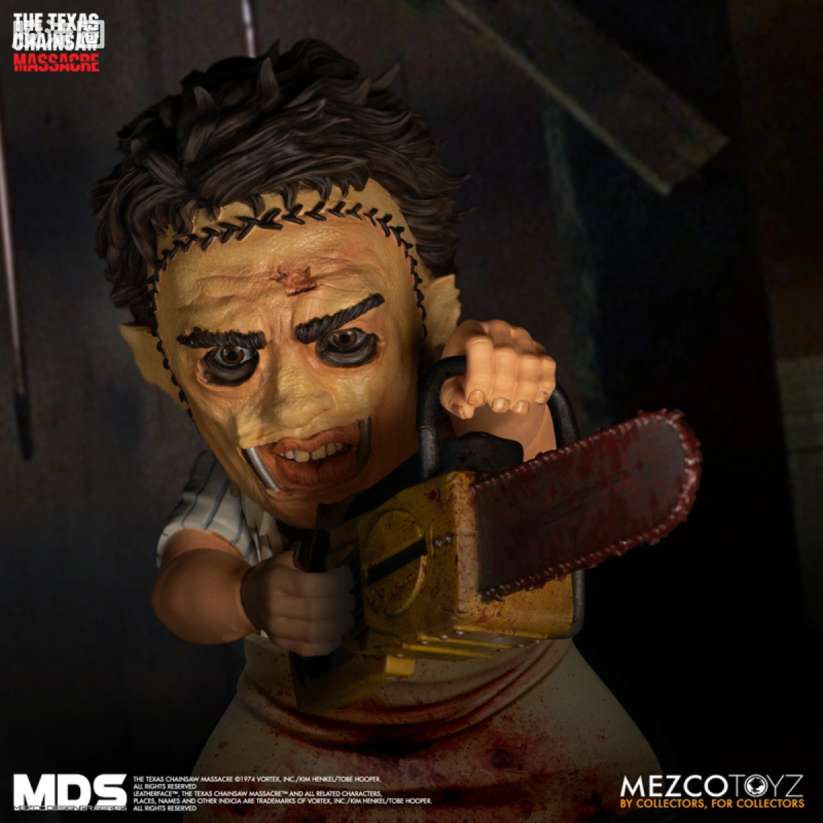 Mezco 娃娃系列 风格/设计师系列 电影 德州电锯杀人狂 皮脸 - 图片