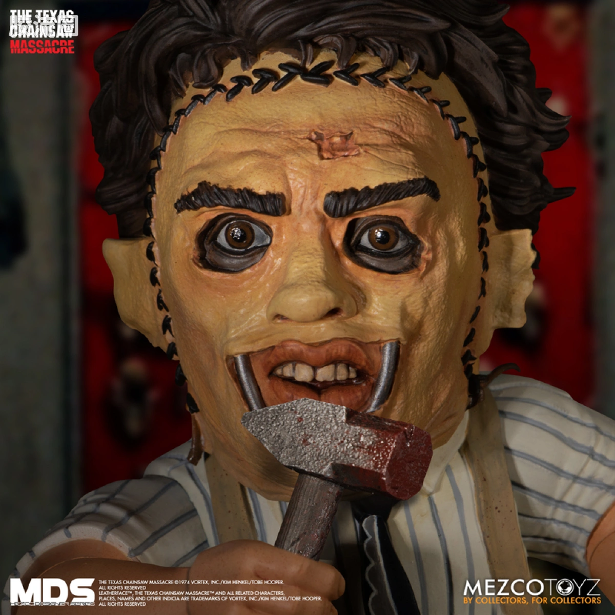 Mezco 娃娃系列 风格/设计师系列 电影 德州电锯杀人狂 皮脸 - 图片