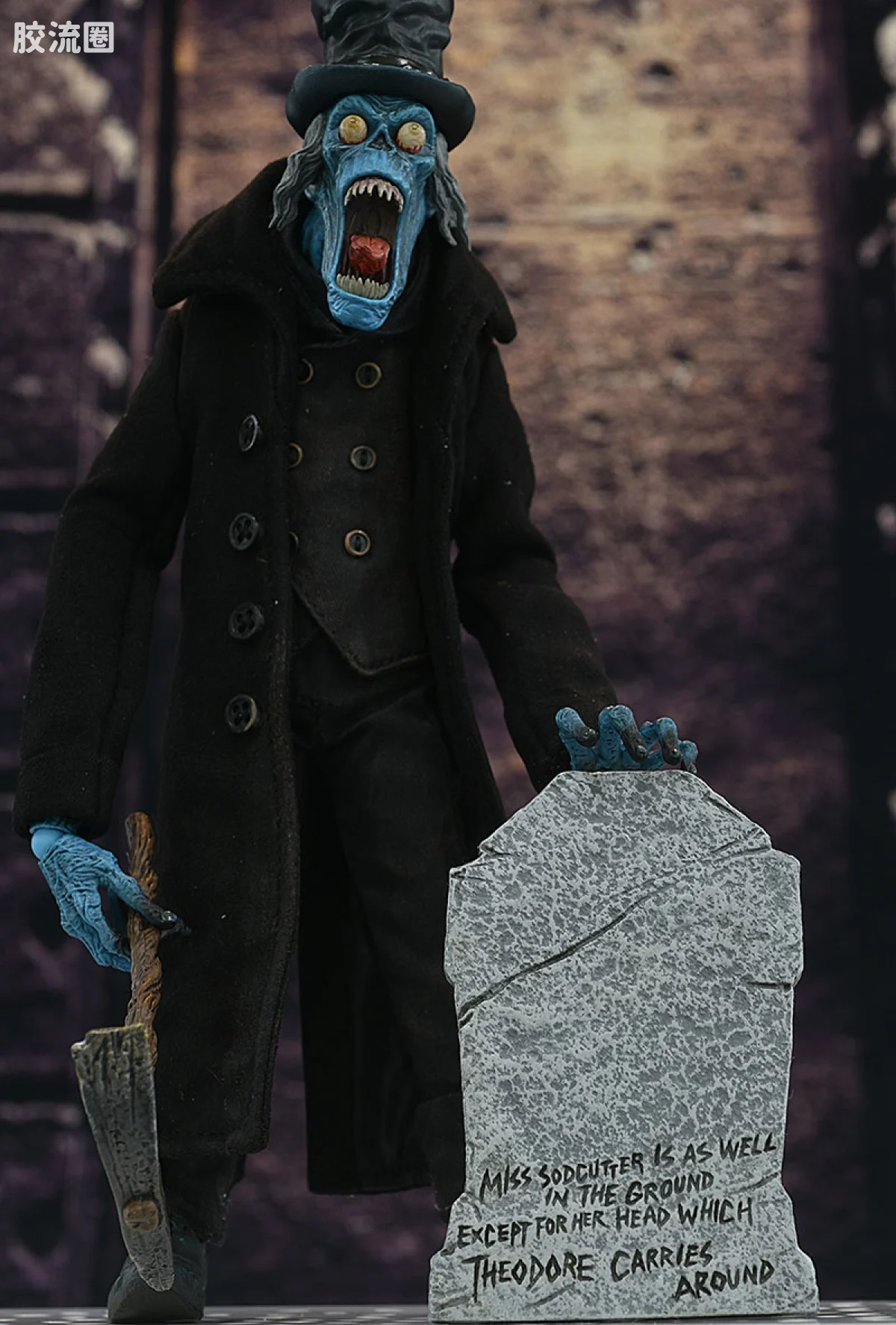 Mezco one-12系列 1/12 Rumble Society集体系列  坏蛆庄园 掘墓人 西奥多·索德卡特 - 图片