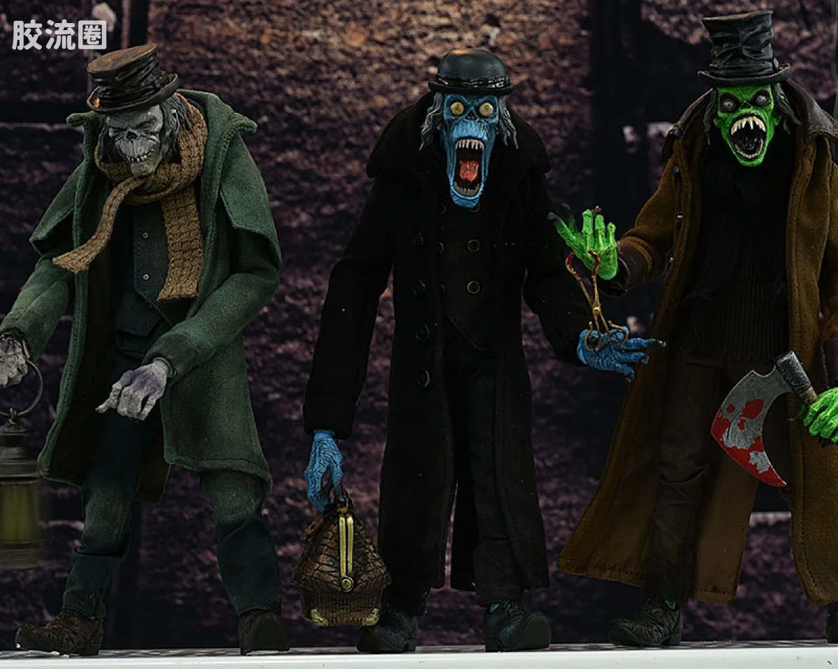 Mezco one-12系列 1/12 Rumble Society集体系列  坏蛆庄园 掘墓人 西奥多·索德卡特 - 图片