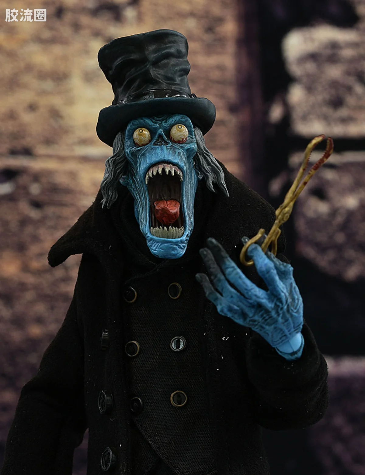Mezco one-12系列 1/12 Rumble Society集体系列  坏蛆庄园 掘墓人 西奥多·索德卡特 - 图片
