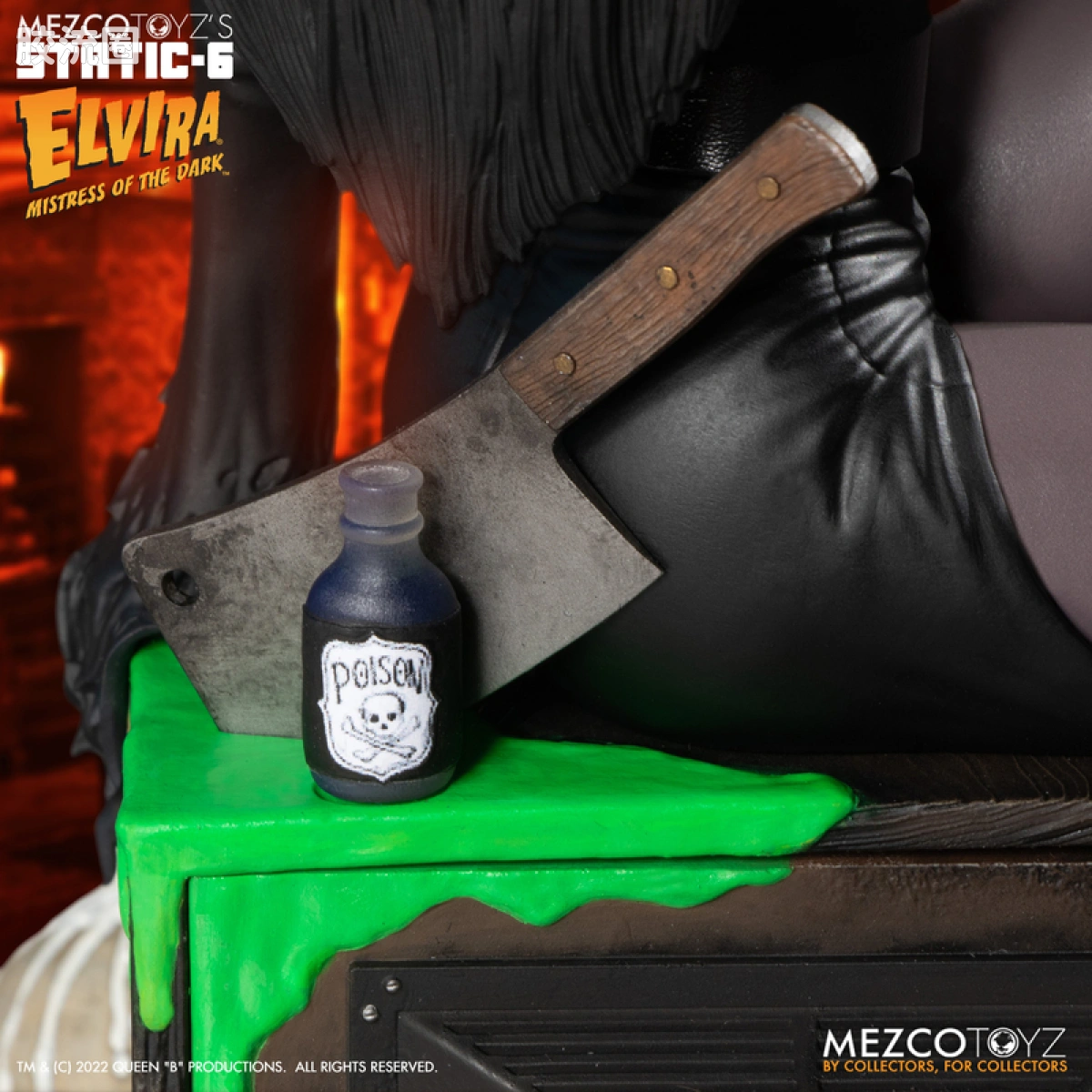 Mezco 综合系列 Static Six/静态-6 雕像系列 暗夜女王艾薇拉 - 图片