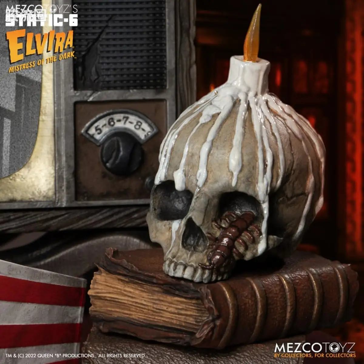 Mezco 综合系列 Static Six/静态-6 雕像系列 暗夜女王艾薇拉 - 图片