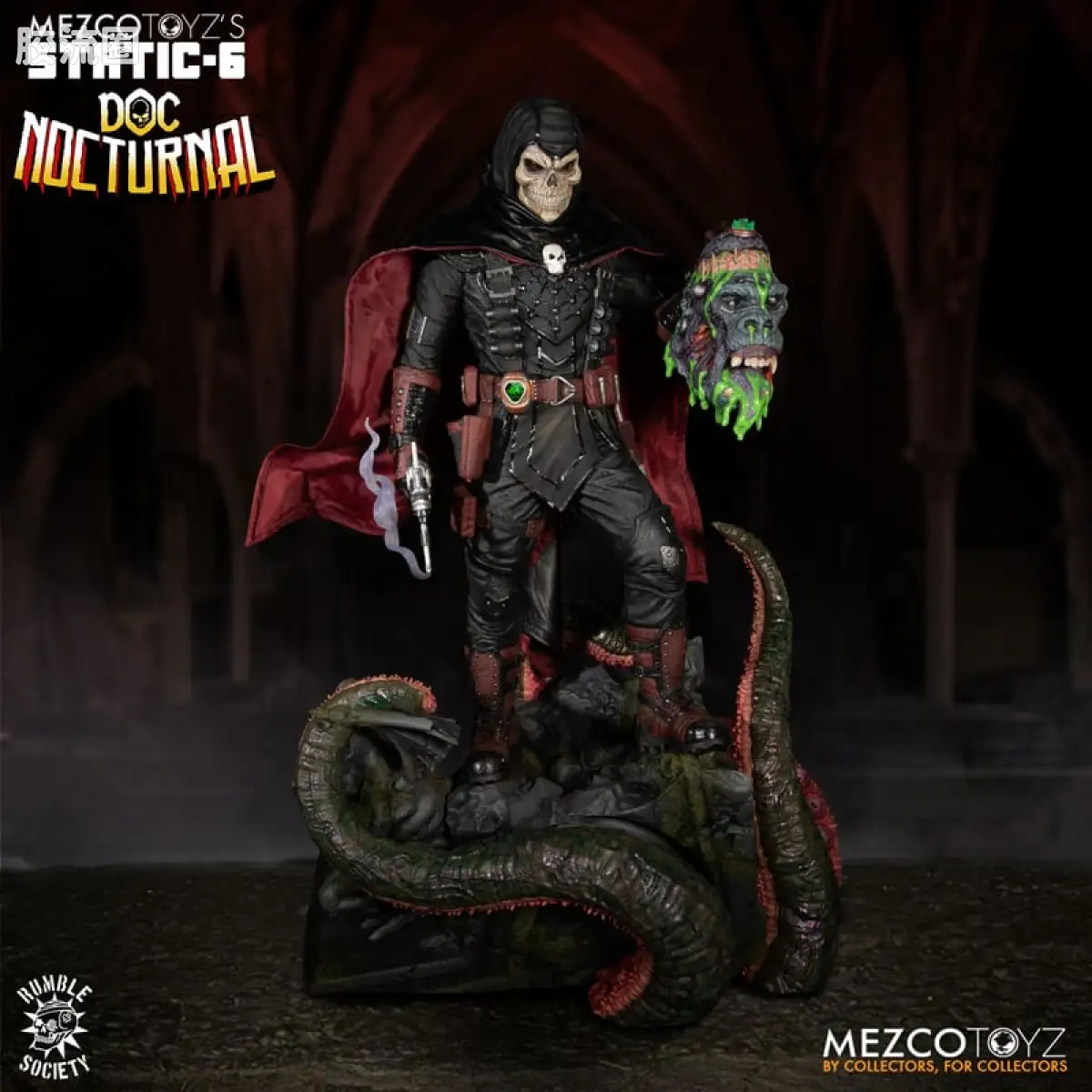 Mezco 综合系列 Static Six/静态-6 雕像系列 夜行博士 - 图片
