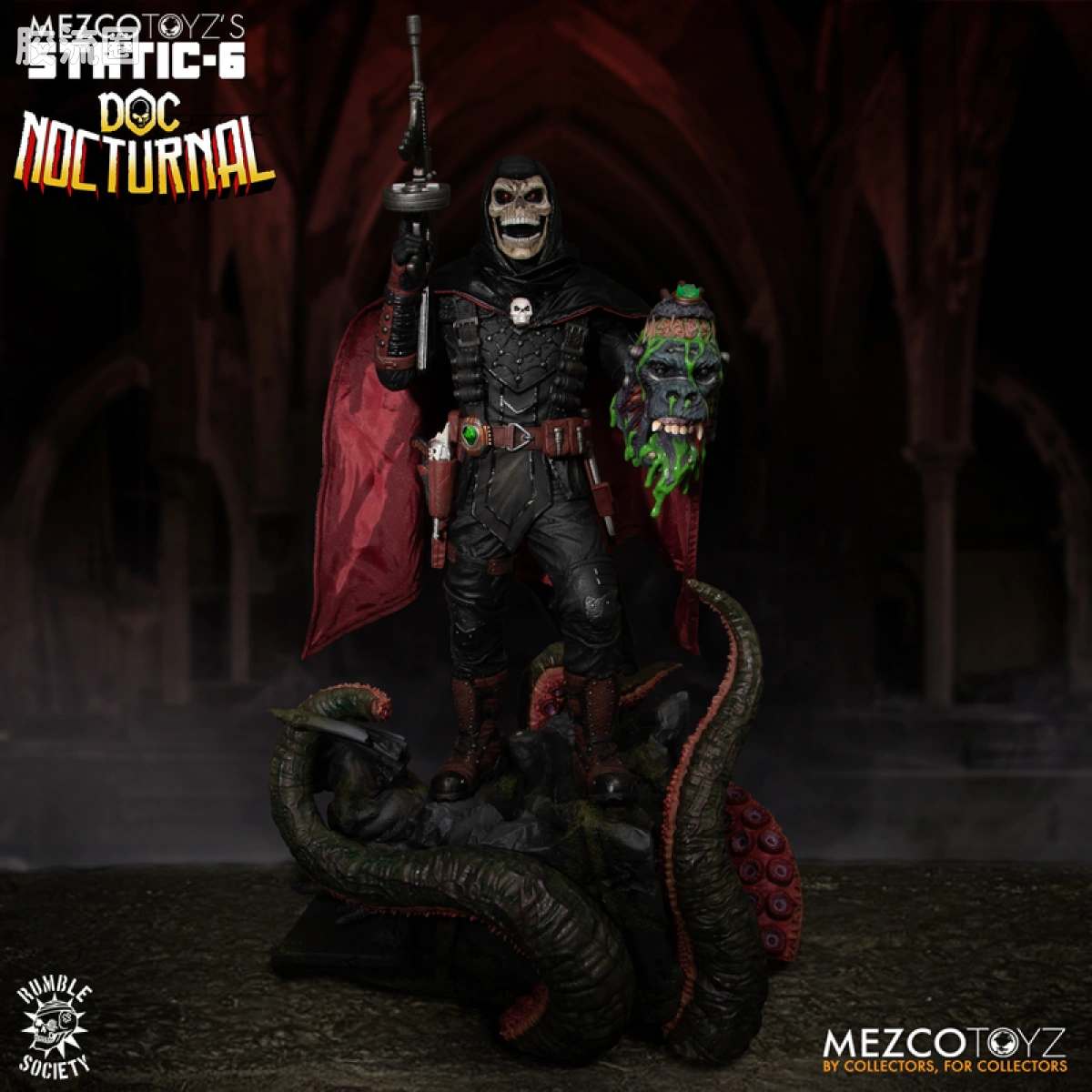 Mezco 综合系列 Static Six/静态-6 雕像系列 夜行博士 - 图片