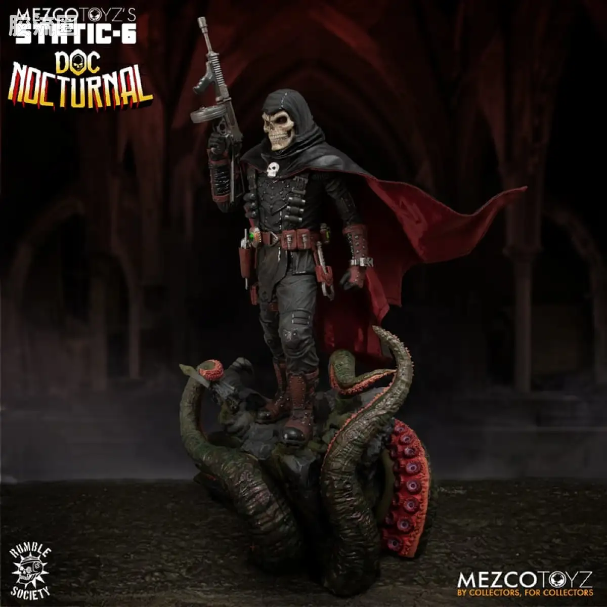 Mezco 综合系列 Static Six/静态-6 雕像系列 夜行博士 - 图片