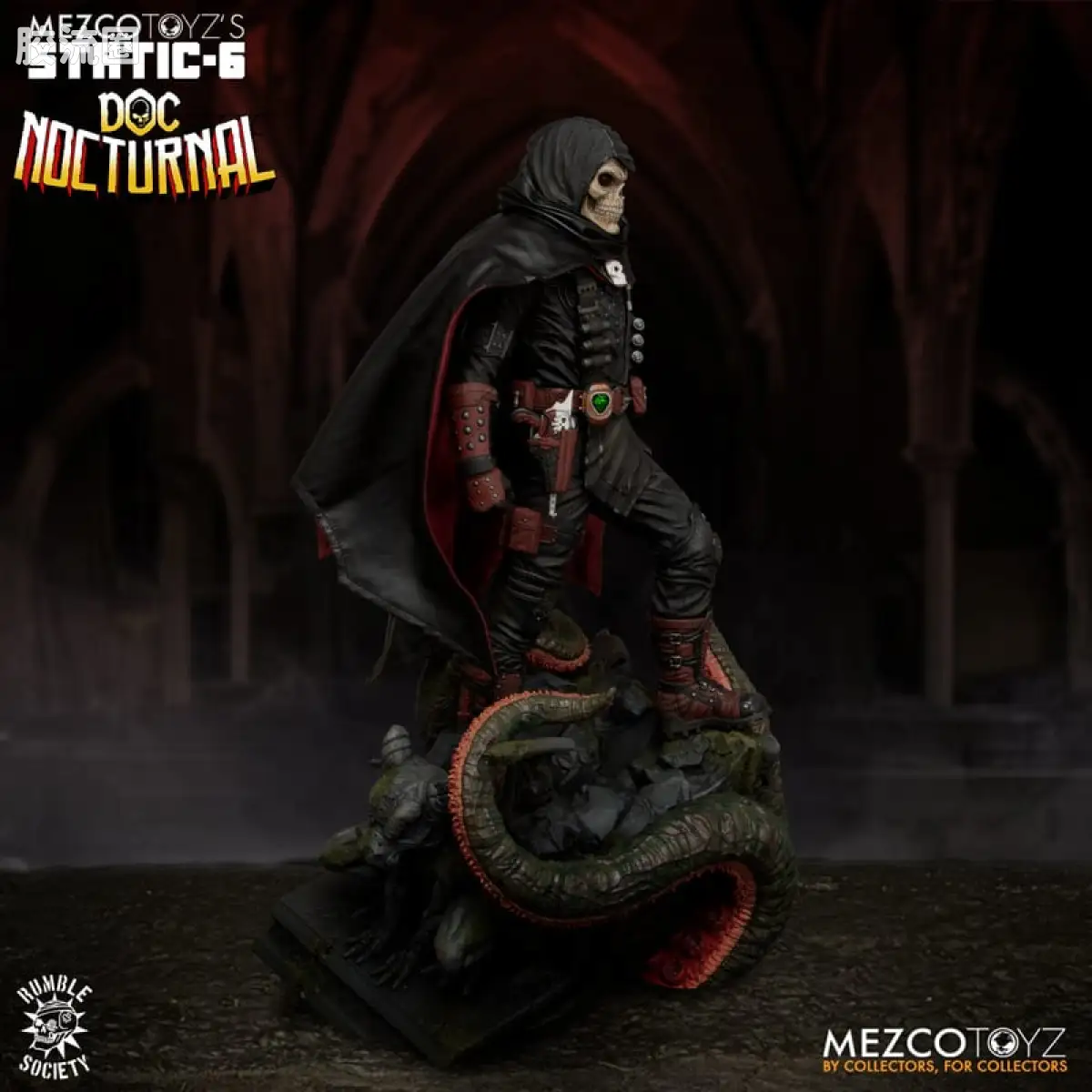 Mezco 综合系列 Static Six/静态-6 雕像系列 夜行博士 - 图片