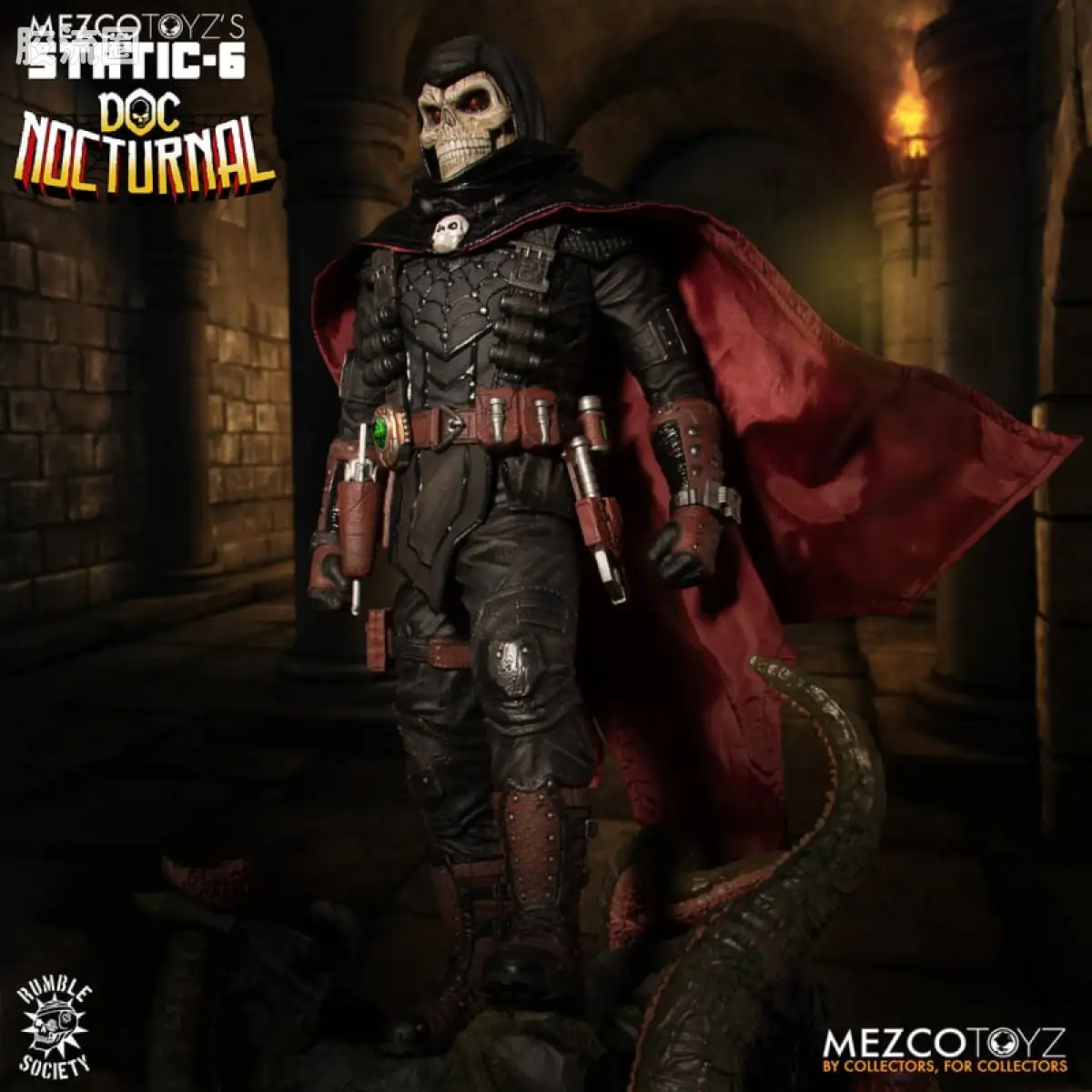 Mezco 综合系列 Static Six/静态-6 雕像系列 夜行博士 - 图片