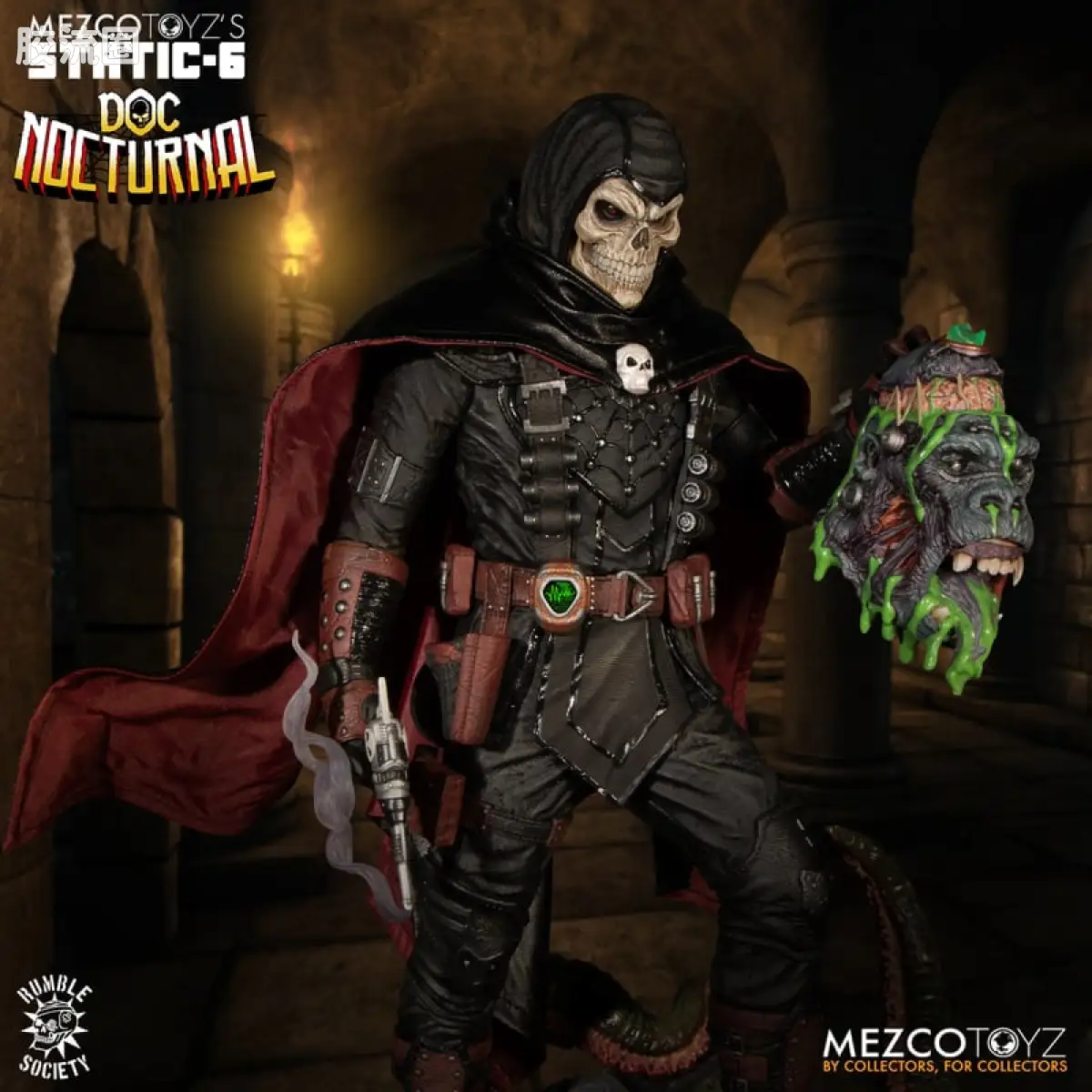 Mezco 综合系列 Static Six/静态-6 雕像系列 夜行博士 - 图片