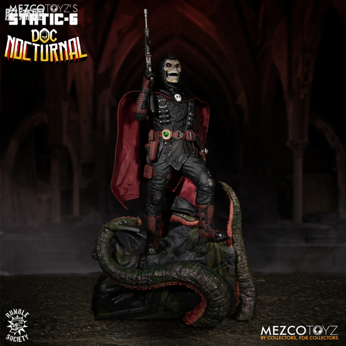 Mezco 综合系列 Static Six/静态-6 雕像系列 夜行博士 - 图片