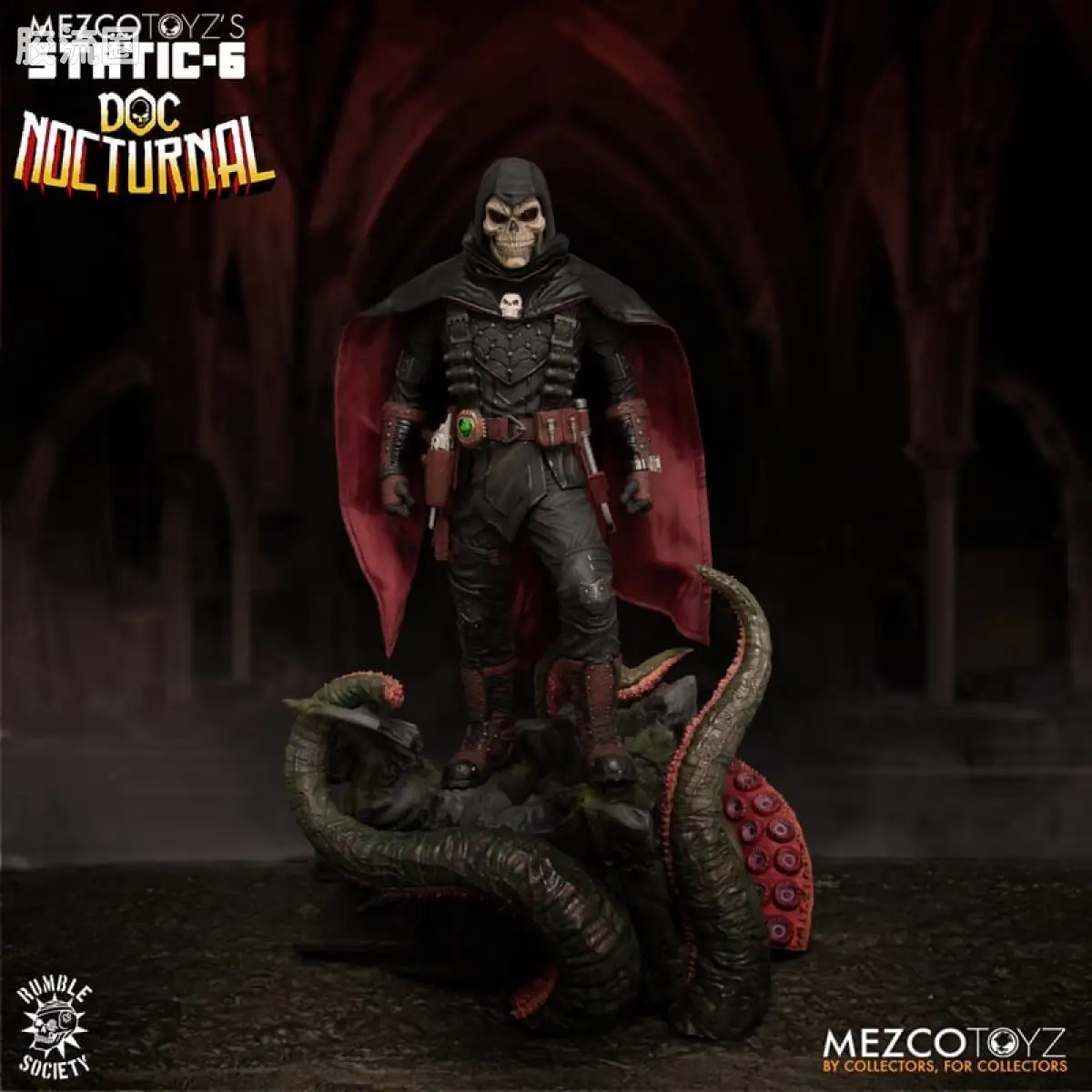 Mezco 综合系列 Static Six/静态-6 雕像系列 夜行博士 - 图片
