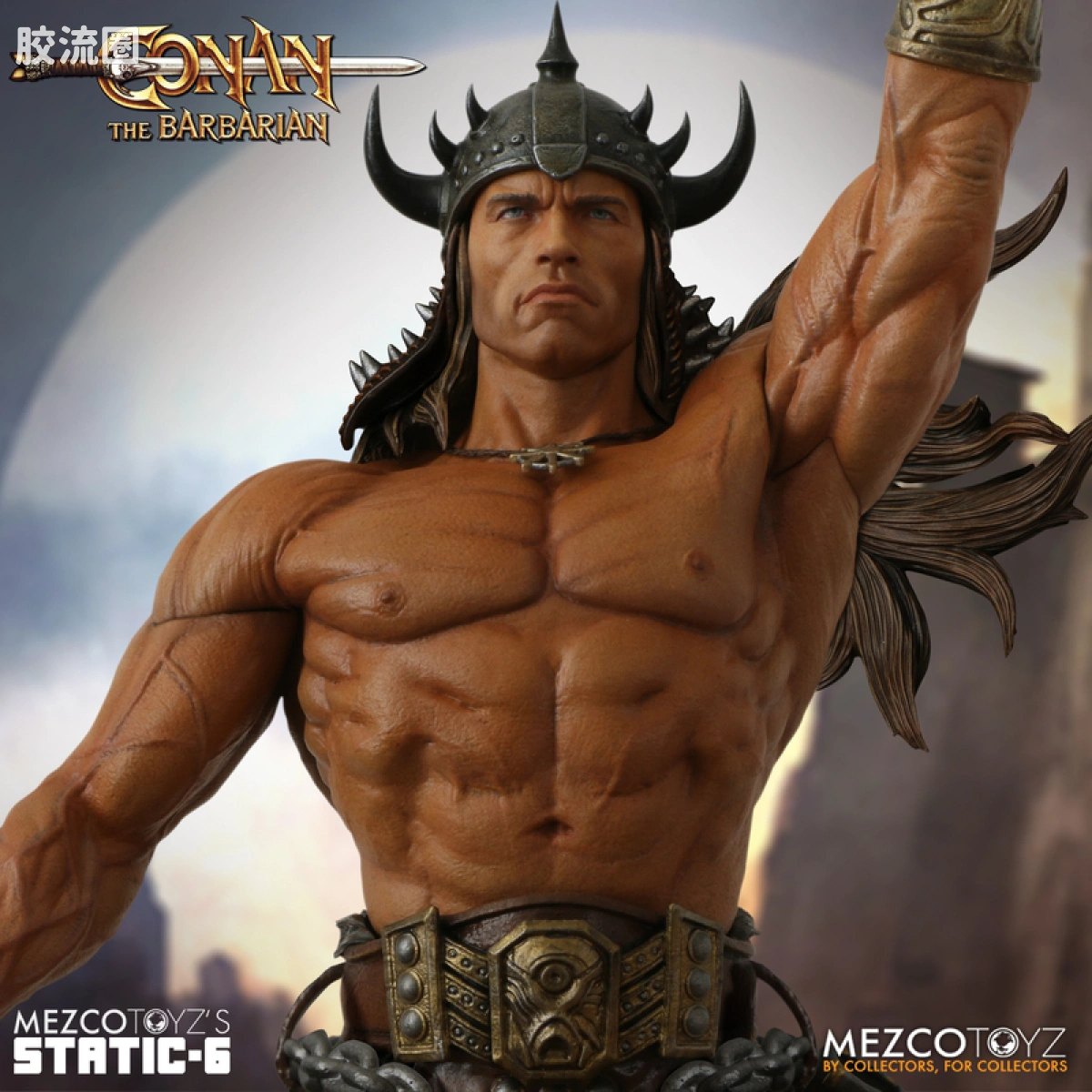 Mezco 综合系列 Static Six/静态-6 雕像系列 野蛮人柯南 (1982) - 图片