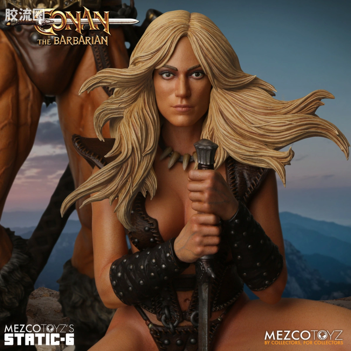 Mezco 综合系列 Static Six/静态-6 雕像系列 野蛮人柯南 (1982) - 图片