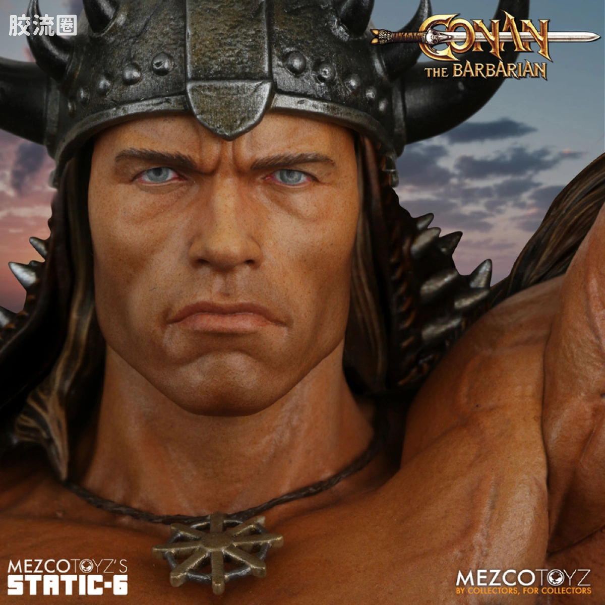 Mezco 综合系列 Static Six/静态-6 雕像系列 野蛮人柯南 (1982) - 图片