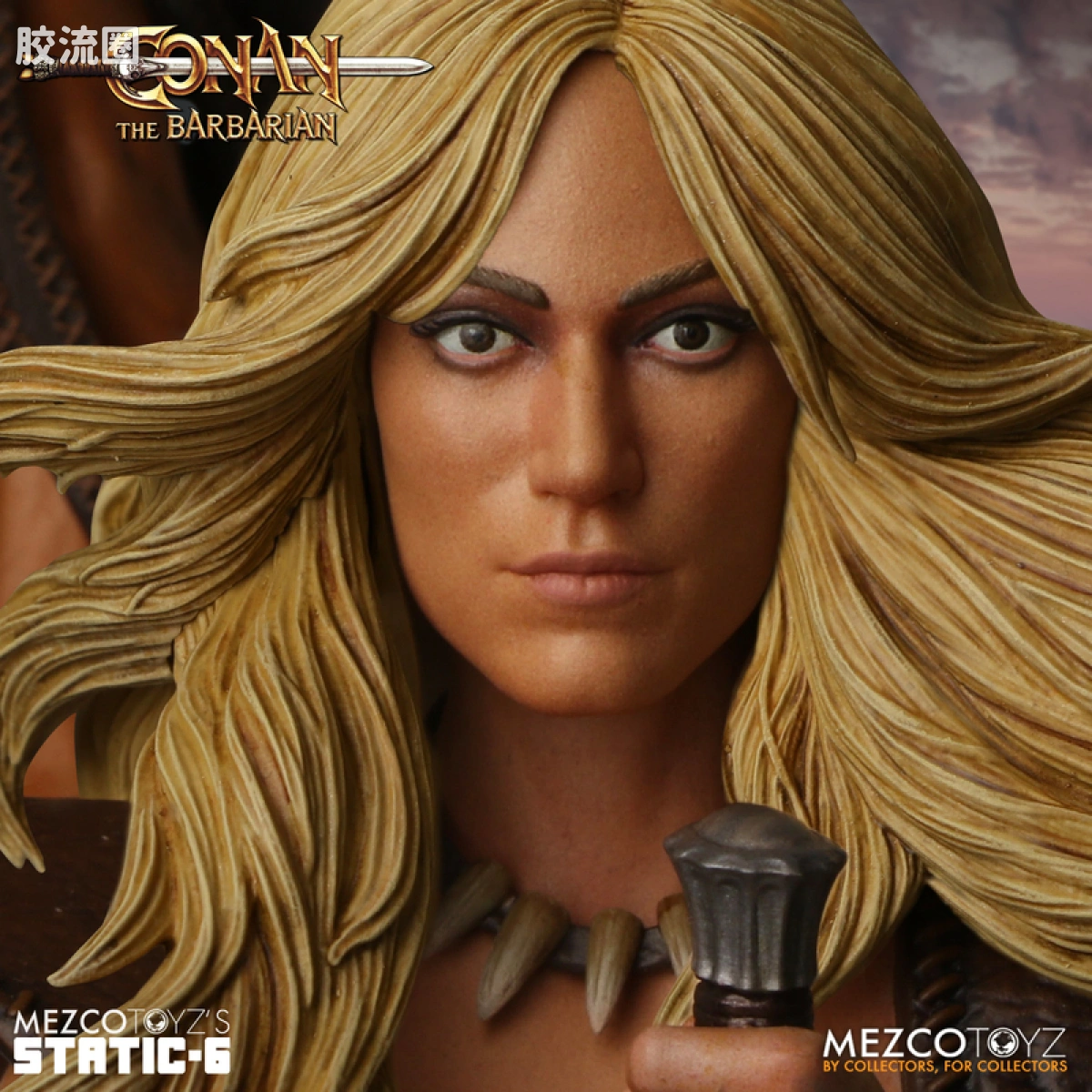 Mezco 综合系列 Static Six/静态-6 雕像系列 野蛮人柯南 (1982) - 图片