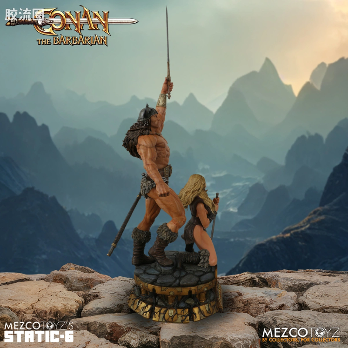 Mezco 综合系列 Static Six/静态-6 雕像系列 野蛮人柯南 (1982) - 图片