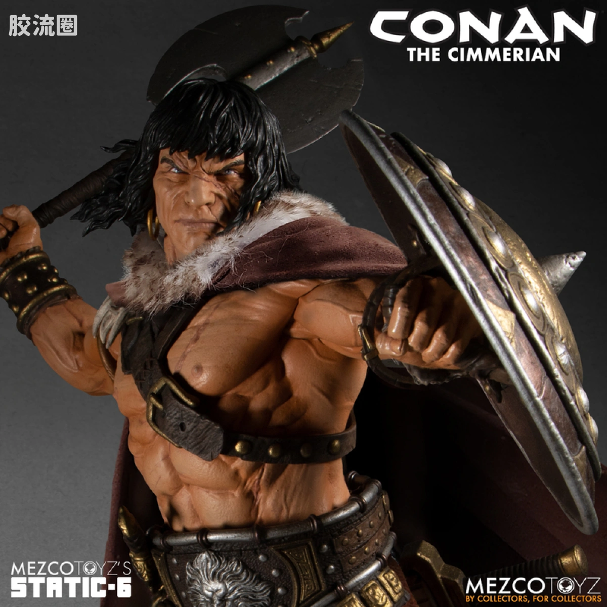 Mezco 综合系列 Static Six/静态-6 雕像系列 野蛮人柯南 柯南 - 图片