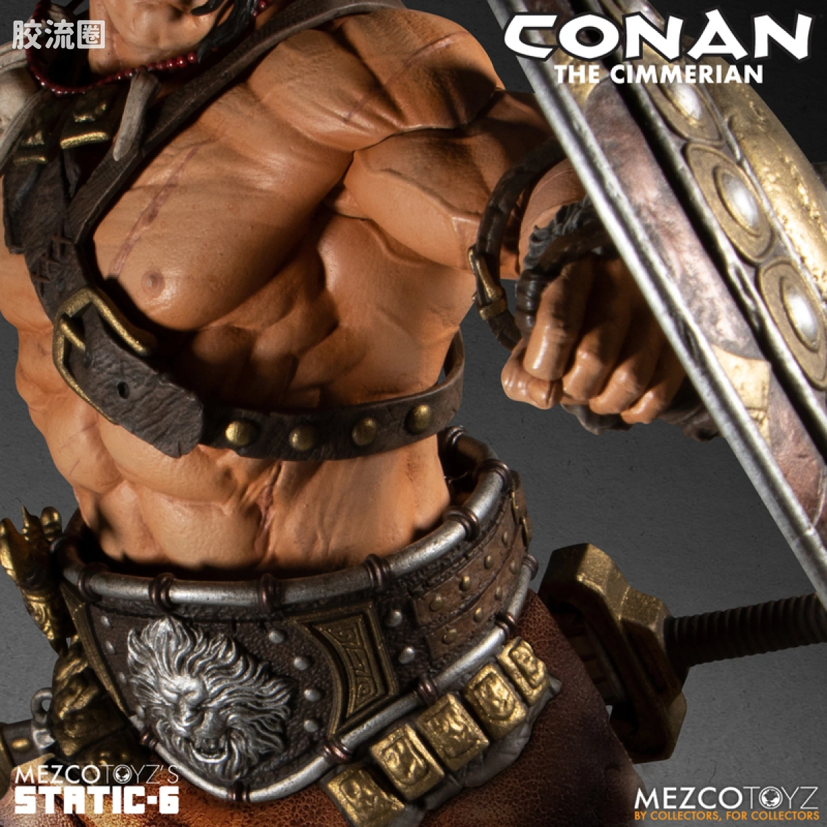 Mezco 综合系列 Static Six/静态-6 雕像系列 野蛮人柯南 柯南 - 图片