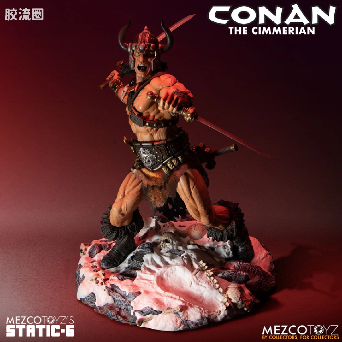Mezco 综合系列 Static Six/静态-6 雕像系列 野蛮人柯南 柯南 - 图片