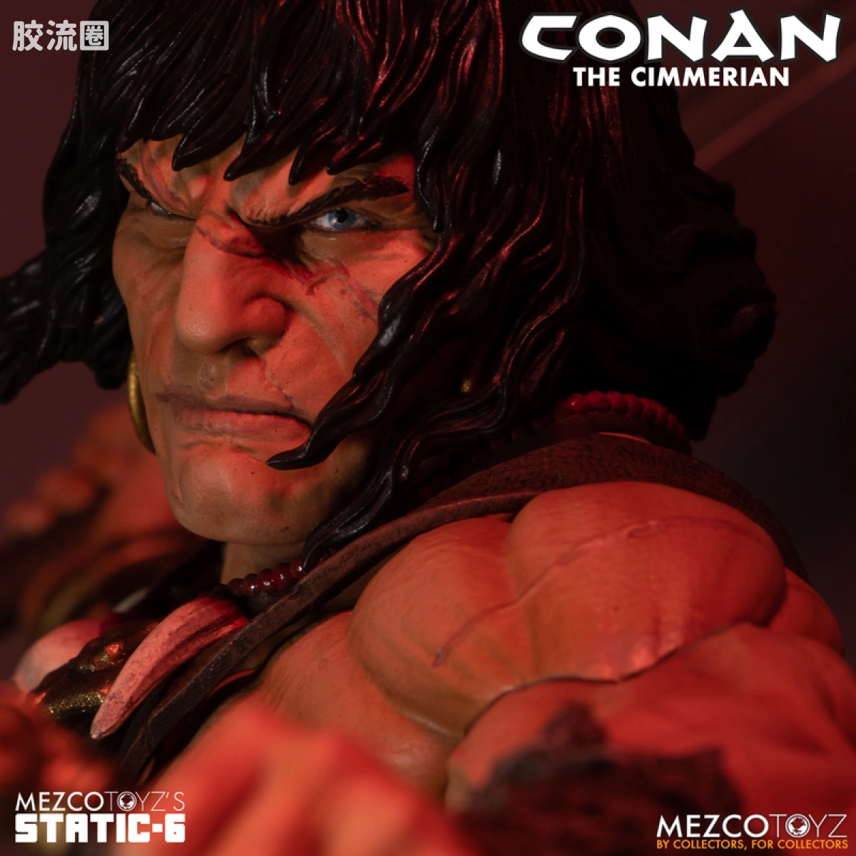 Mezco 综合系列 Static Six/静态-6 雕像系列 野蛮人柯南 柯南 - 图片