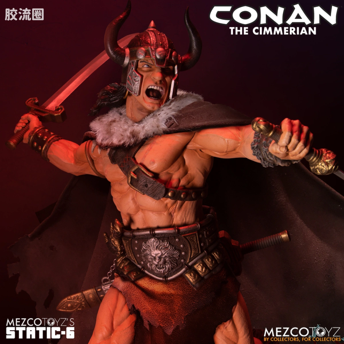 Mezco 综合系列 Static Six/静态-6 雕像系列 野蛮人柯南 柯南 - 图片