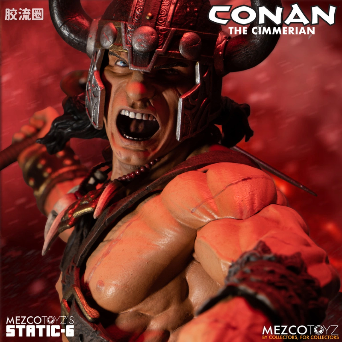 Mezco 综合系列 Static Six/静态-6 雕像系列 野蛮人柯南 柯南 - 图片