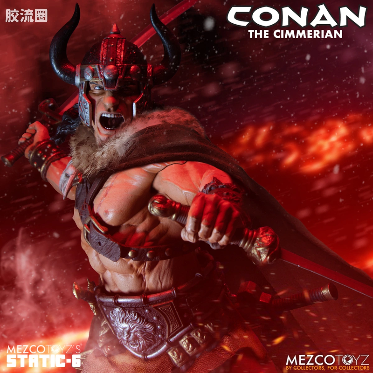 Mezco 综合系列 Static Six/静态-6 雕像系列 野蛮人柯南 柯南 - 图片