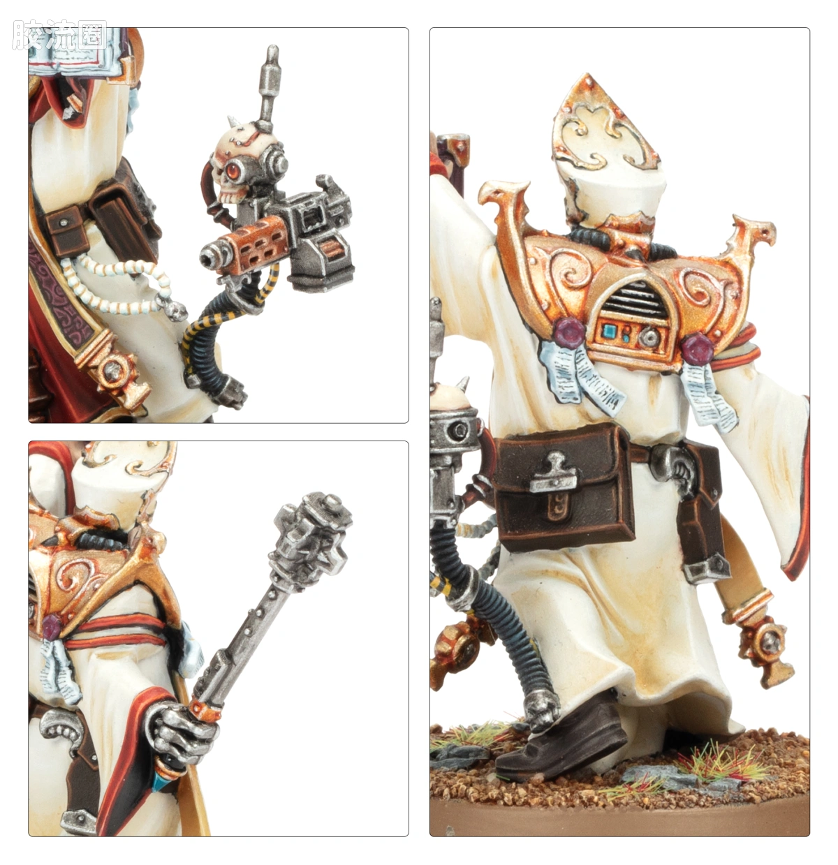 战锤40K Adepta Sororitas 修女会 8版 黑石要塞 国教牧师 - 图片
