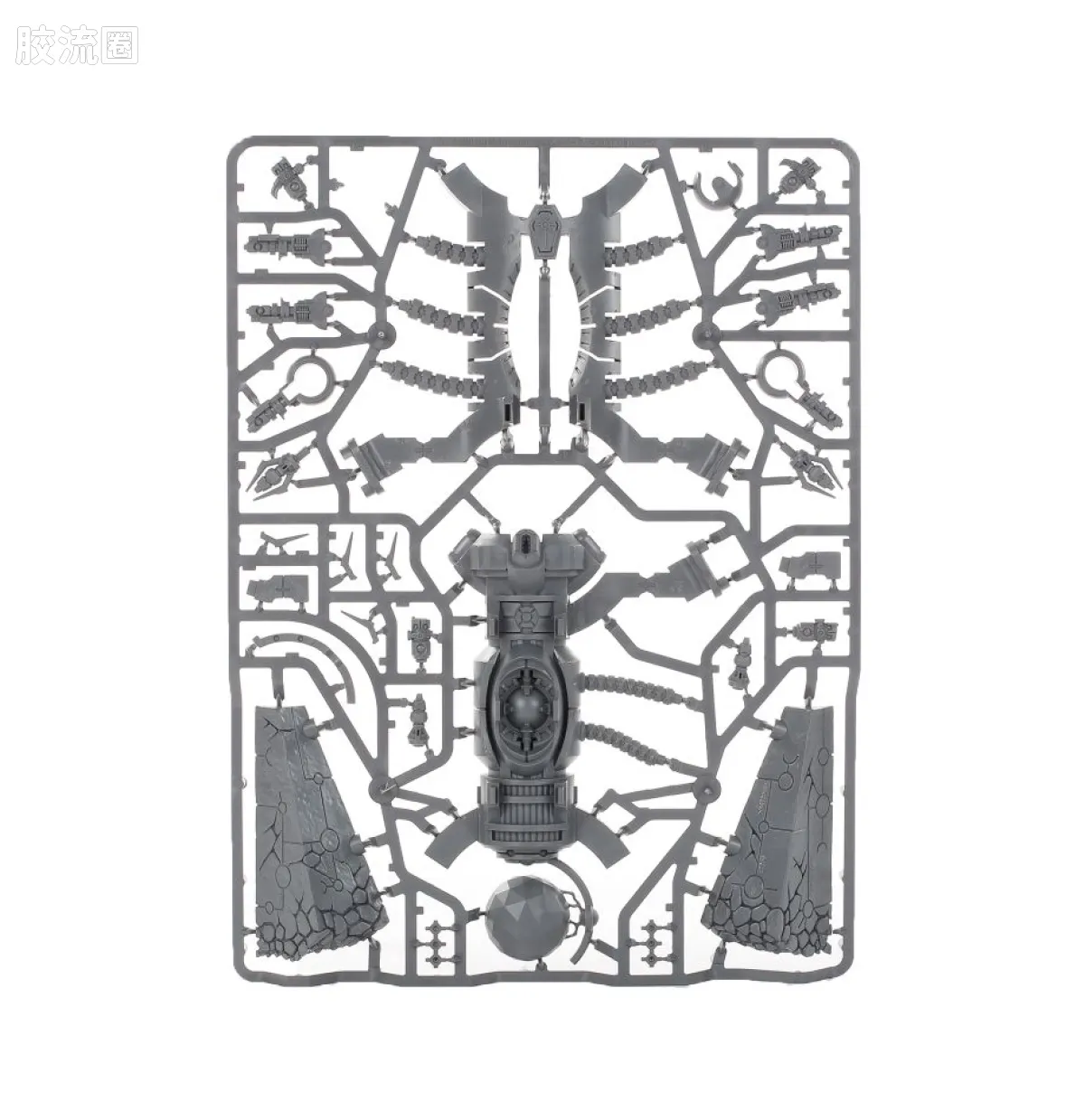 战锤40K Necron 太空死灵 9版 巨石堡垒 - 图片