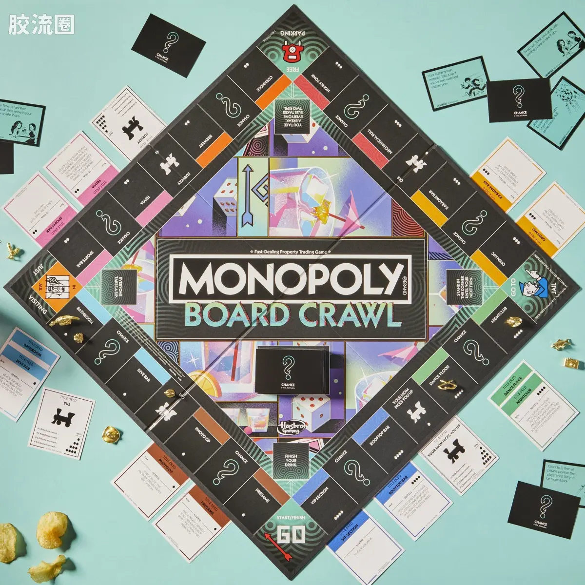 孩之宝综合系列 综合 大富翁 板游爬行 - 图片