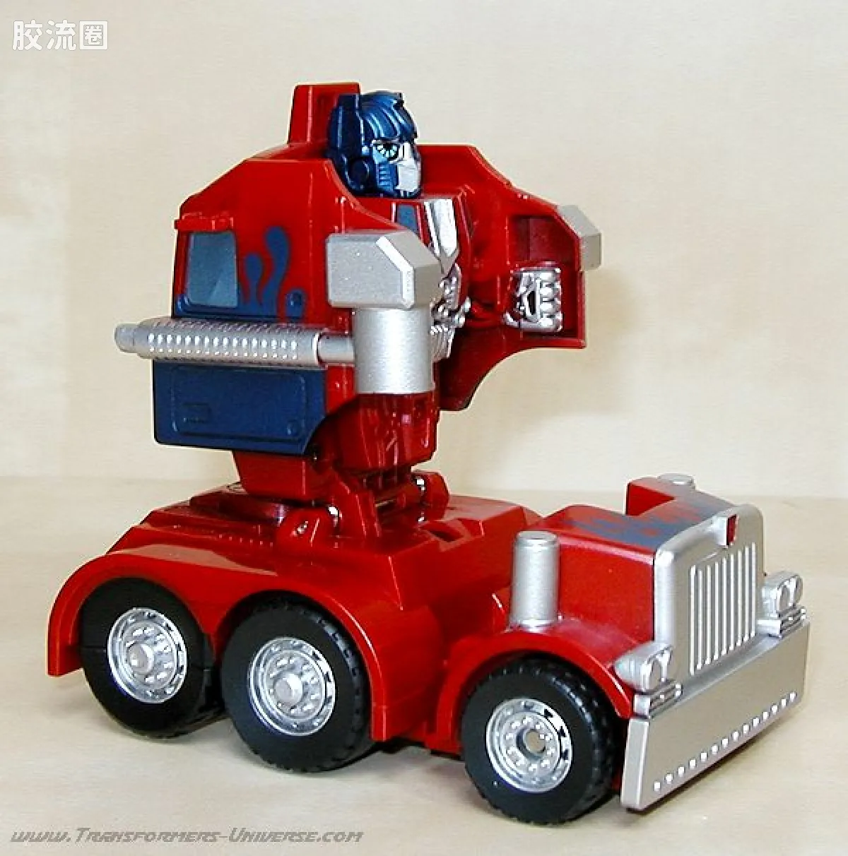 变形金刚电影1 美版 电子腾跃系列(Cyber Slammers) 擎天柱 - 图片