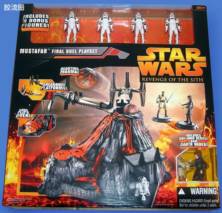 星球大战 西斯的复仇 组合系列 Mustafar Final Duel (includes 4 Bonus Figures!)