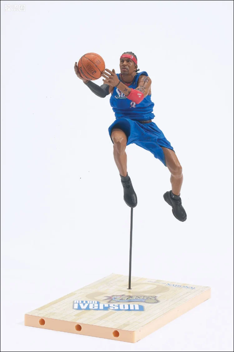 麦克法兰NBA篮球系列玩具 特别版 NATIONAL 2004 阿伦-艾弗森