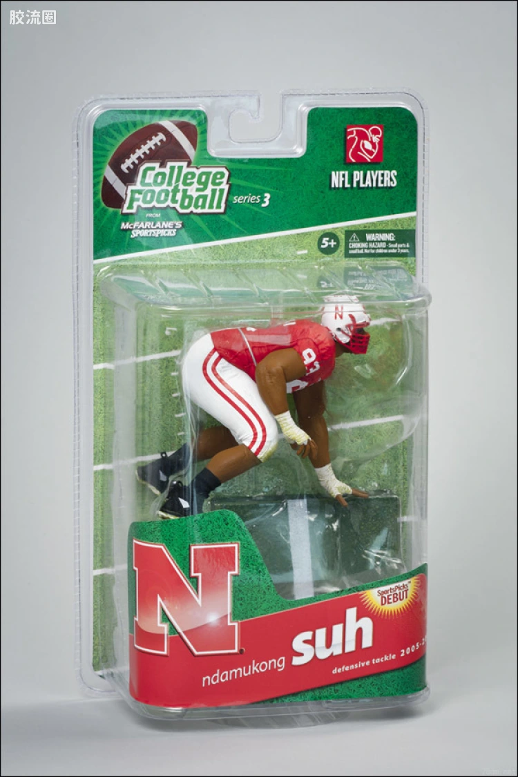 麦克法兰NFL美式足球系列玩具 COLLEGE第3代 NDAMUKONG SUH