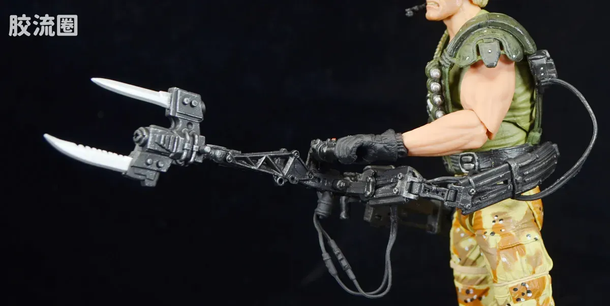 NECA 7寸可动人形系列 异形系列 异形陆战队 德拉克(Kenner致敬版) - 图片