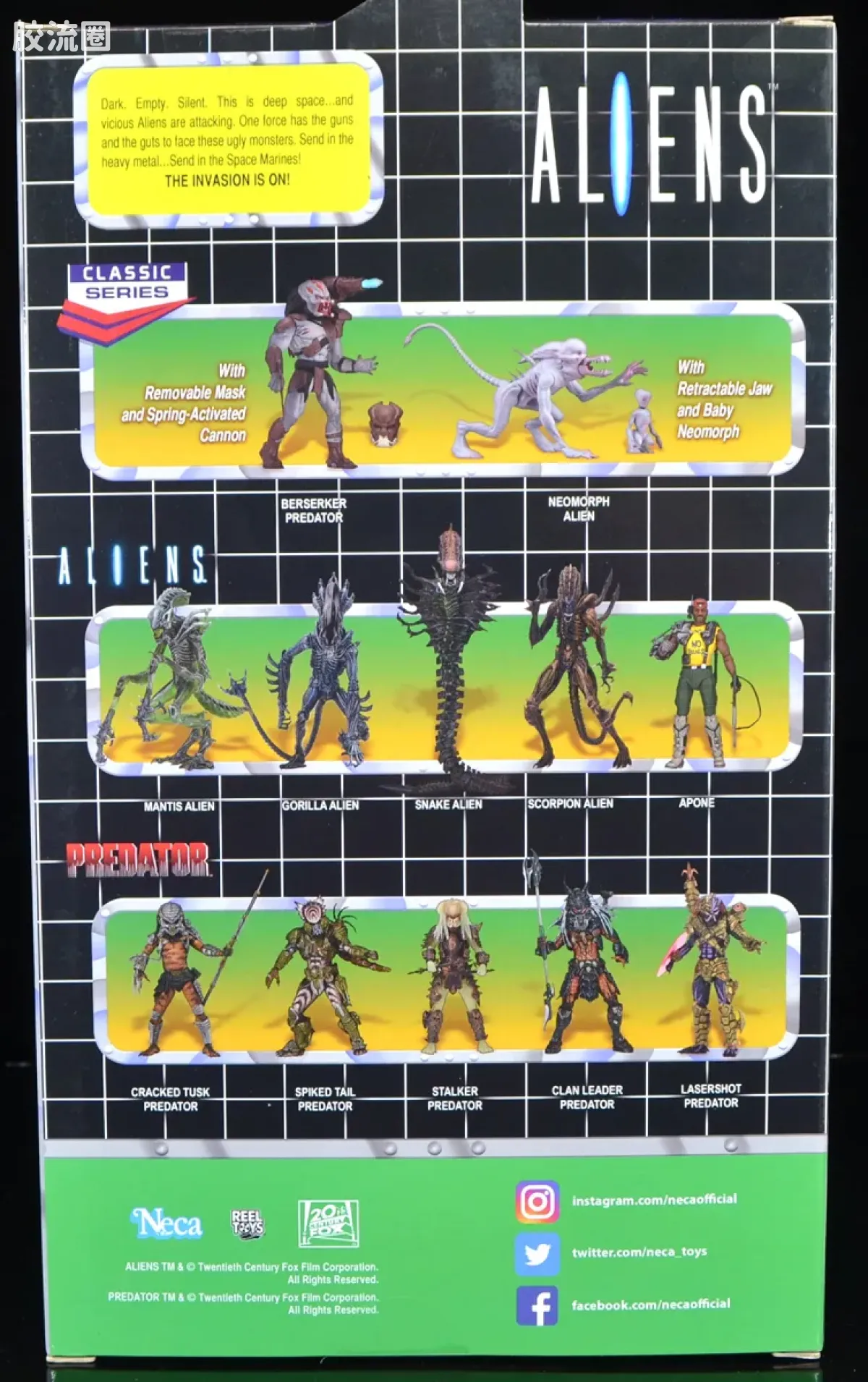 NECA 7寸可动人形系列 异形系列 犀牛异形(Kenner致敬版) - 图片