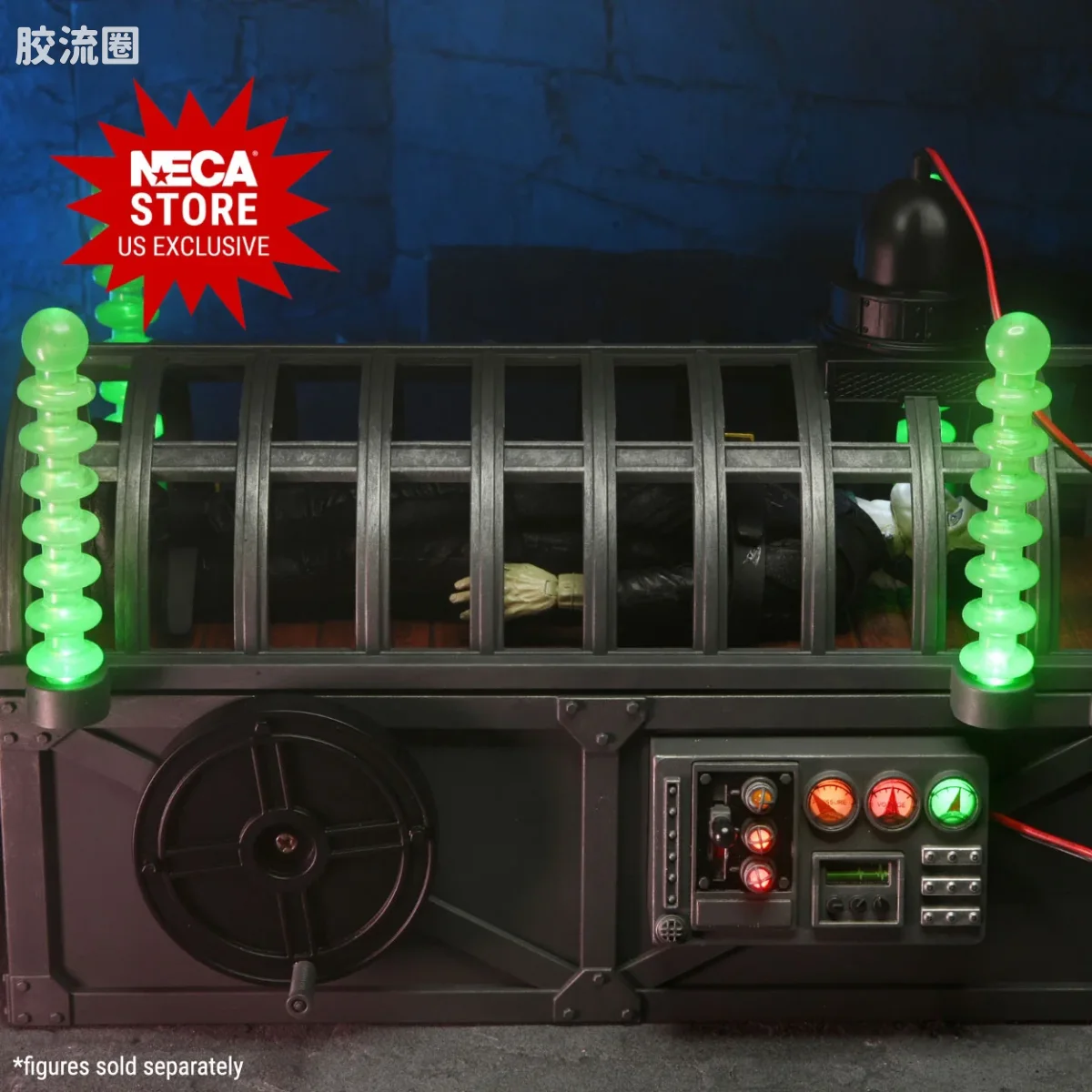 NECA 7寸可动人形系列 配件系列 怪兽化装置（带发光特效） - 图片