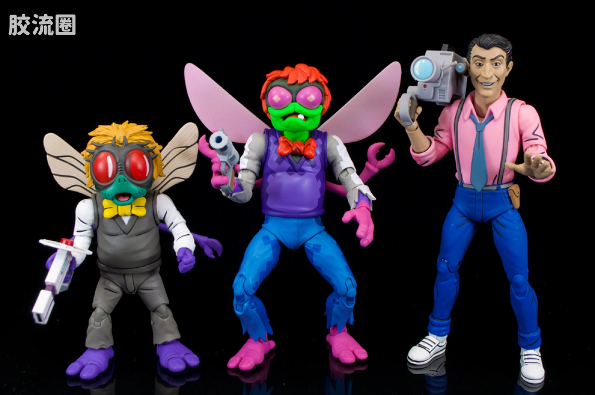 NECA 7寸可动人形系列 街机游戏 忍者神龟2 苍蝇博士 - 图片