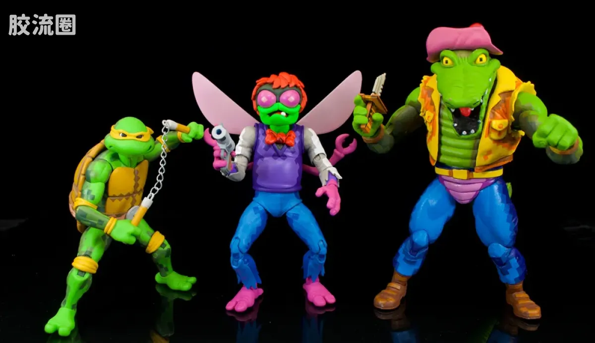 NECA 7寸可动人形系列 街机游戏 忍者神龟2 苍蝇博士 - 图片