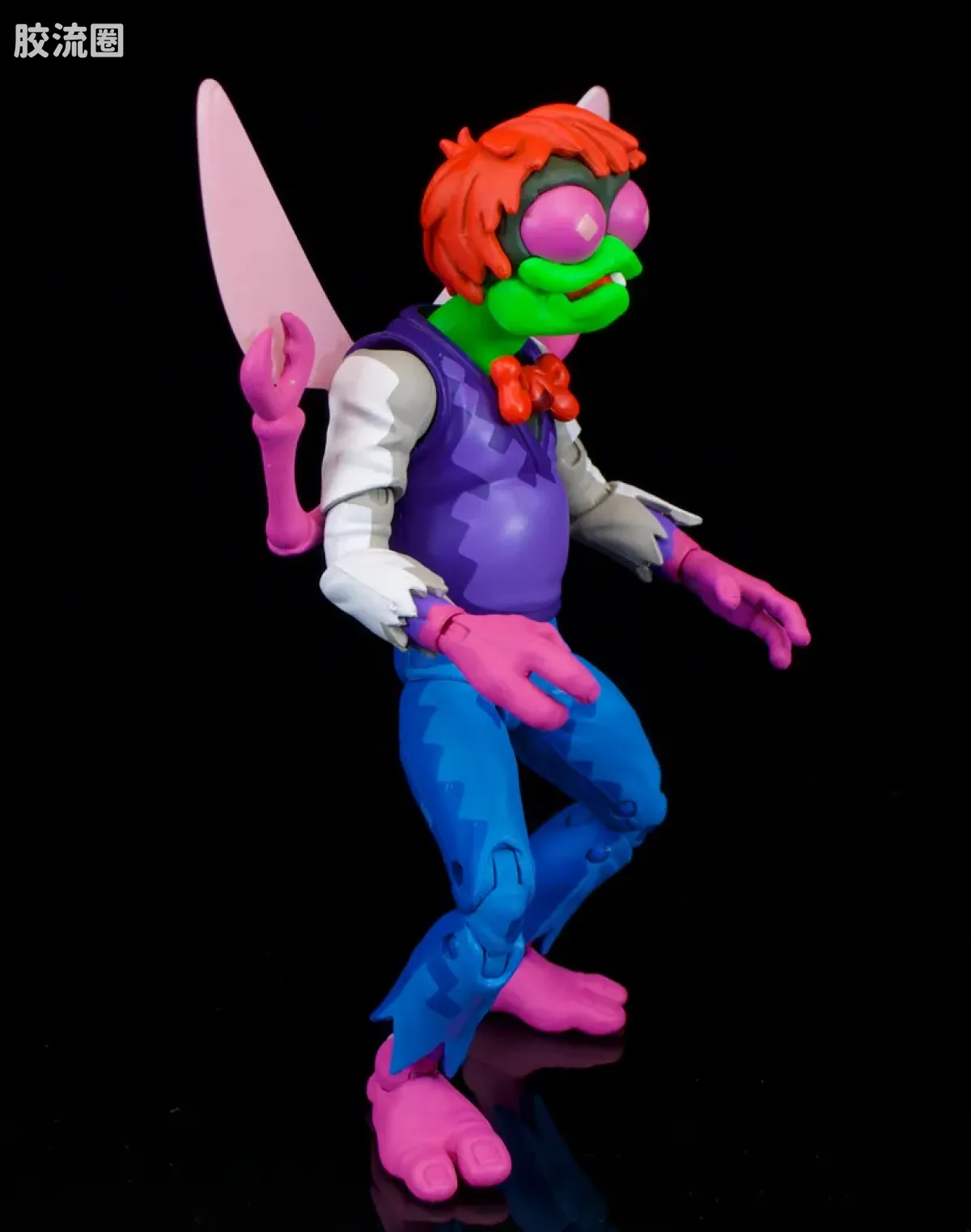 NECA 7寸可动人形系列 街机游戏 忍者神龟2 苍蝇博士 - 图片
