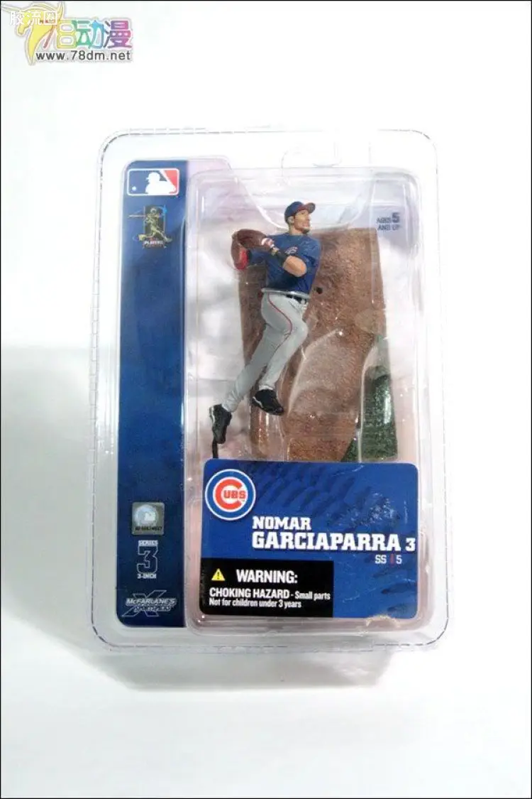 麦克法兰MLB棒球系列玩具 3寸系列第3代 NOMAR GARCIAPARRA 3