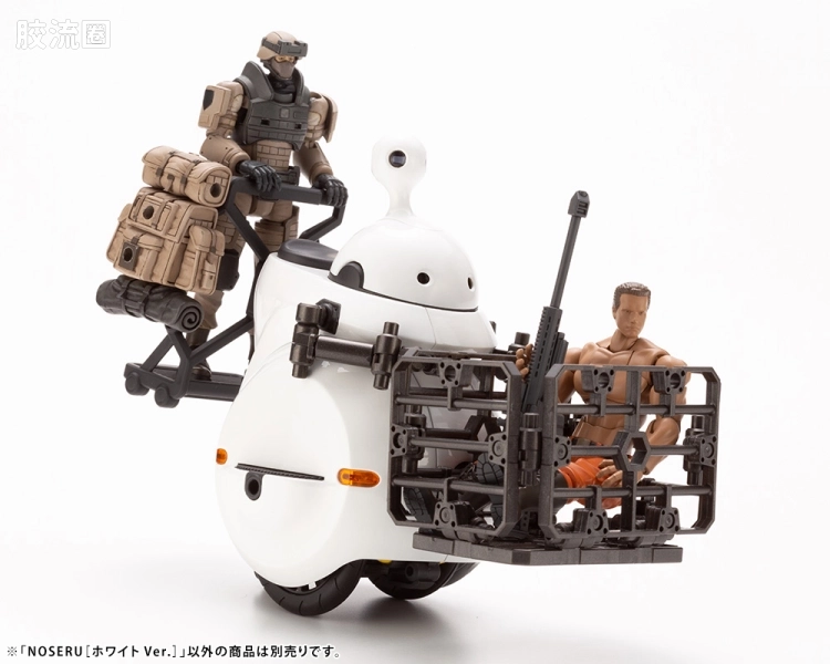 寿屋综合拼装模型系列 MARUTTOYS NOSERU[白色Ver.] - 图片